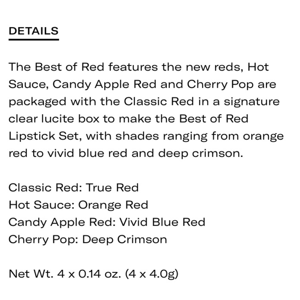 🎀 KKW BEAUTY Best of Reds Lipstick Set💄 - Picture 12 of 14
